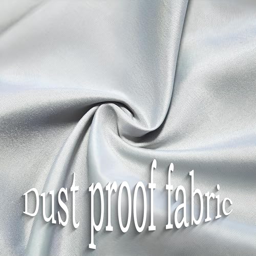 Furniture Dust Cover for Bed, King Size Mattress Protector, Breathable Washable, Light Grey G689