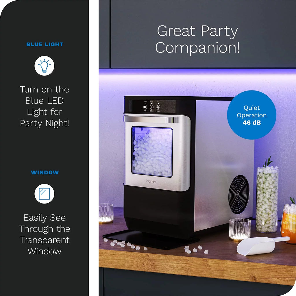 Nugget Ice Maker with Touch Screen, Portable and Compact W254