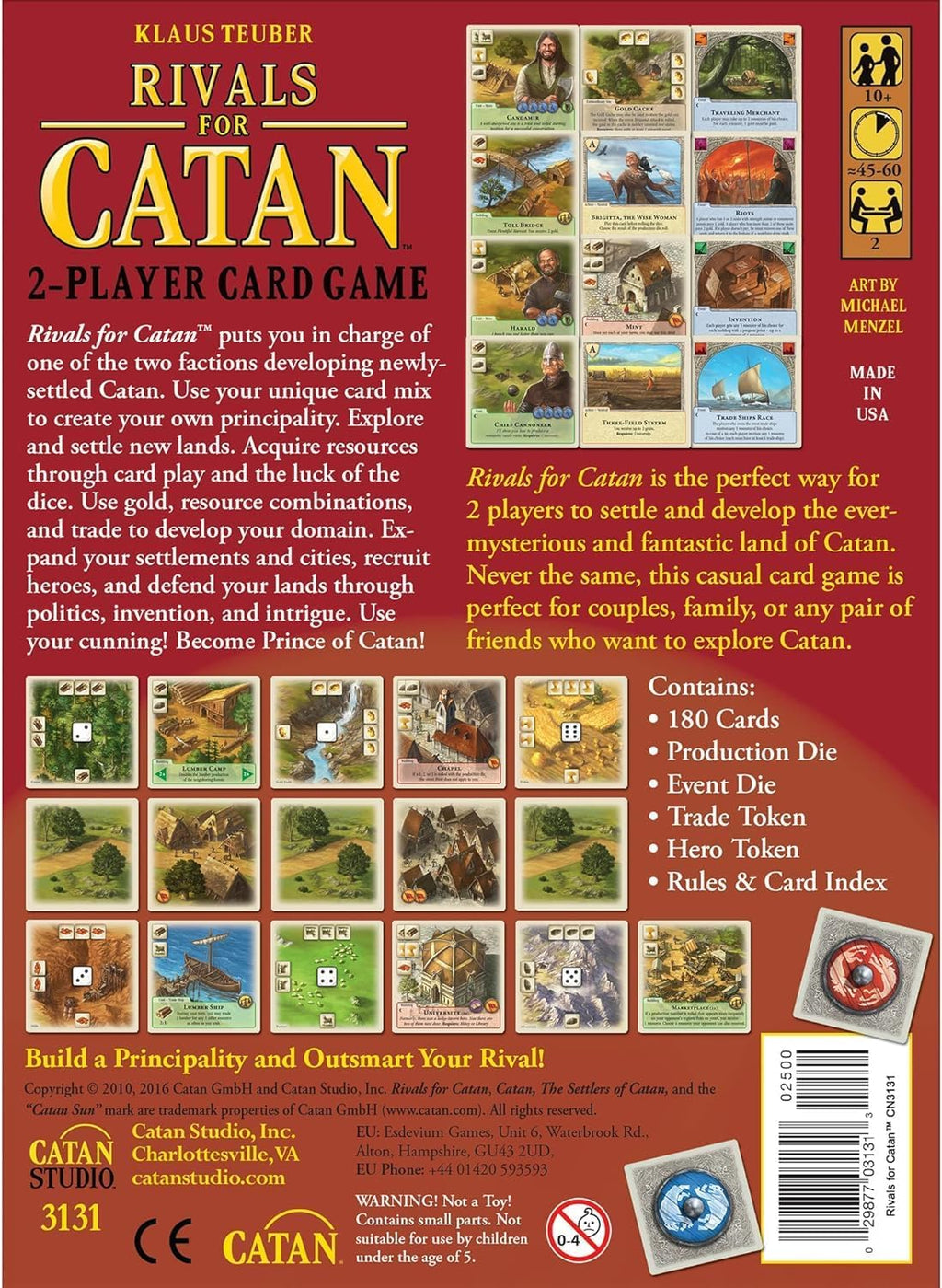 Rivals for Catan - 2 Player Strategy Card Game D5554