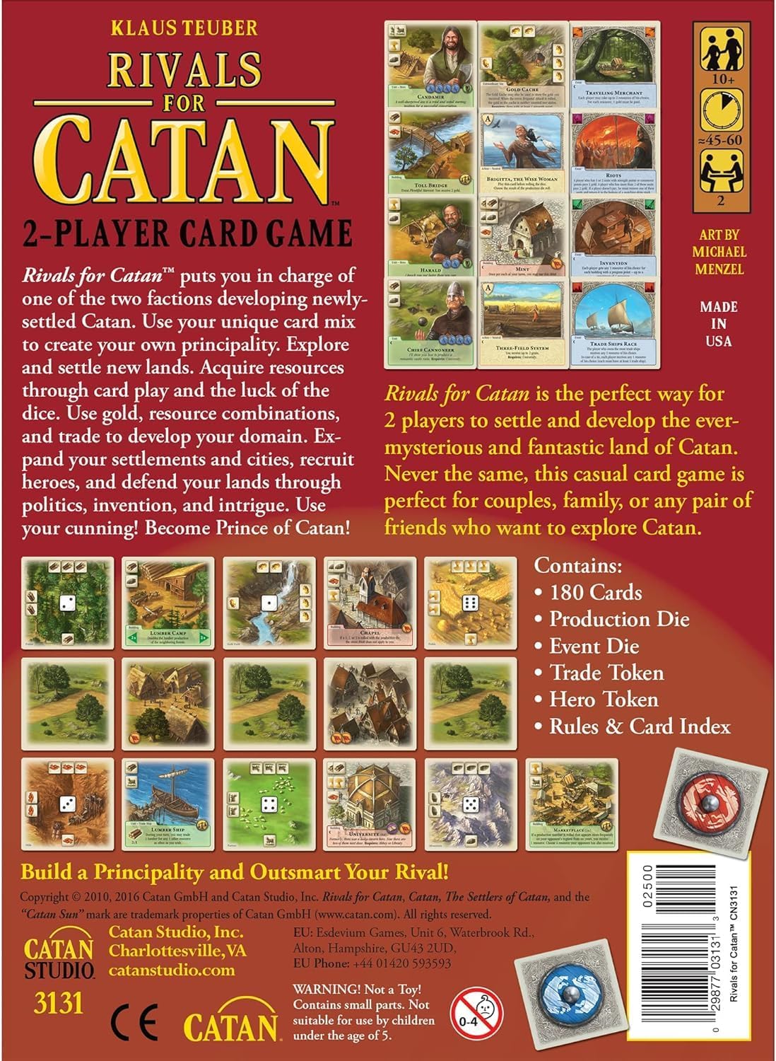 Rivals for Catan - 2 Player Strategy Card Game D5554
