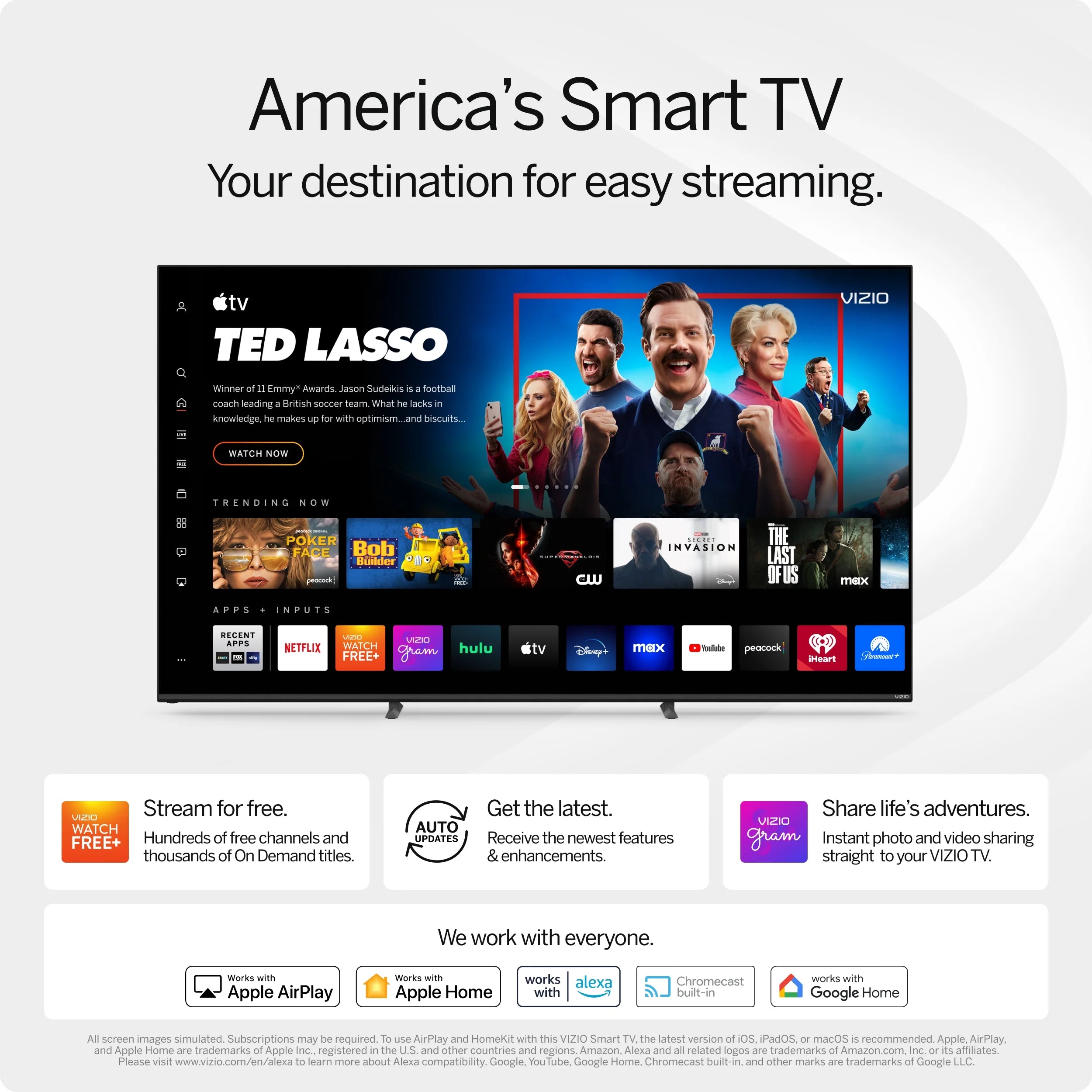 65" 4K LED HDR Smart TV D933
