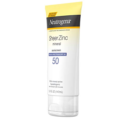 Zinc Oxide Mineral Sunscreen SPF 50, Water-Resistant, 3 fl. oz P864632
