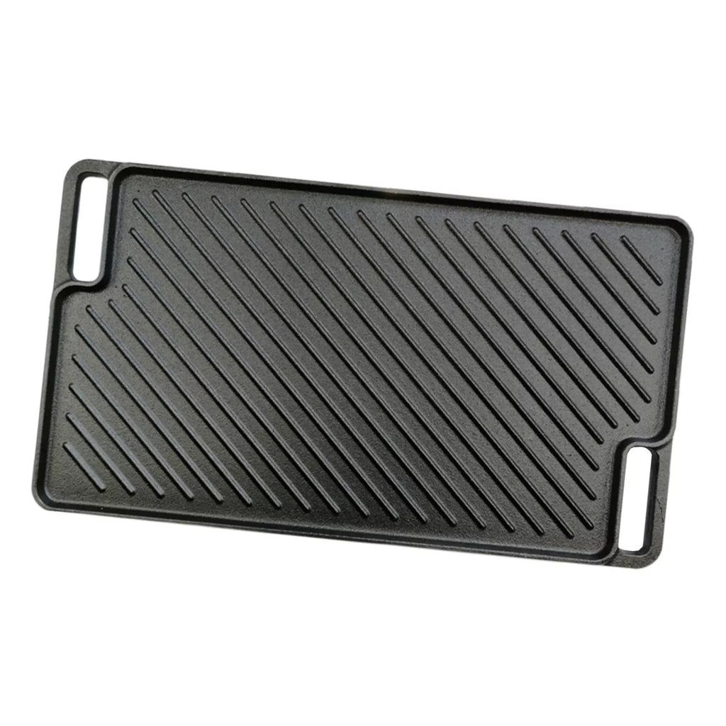 Reversible Cast Iron Griddle for Stovetop BBQ Q864399