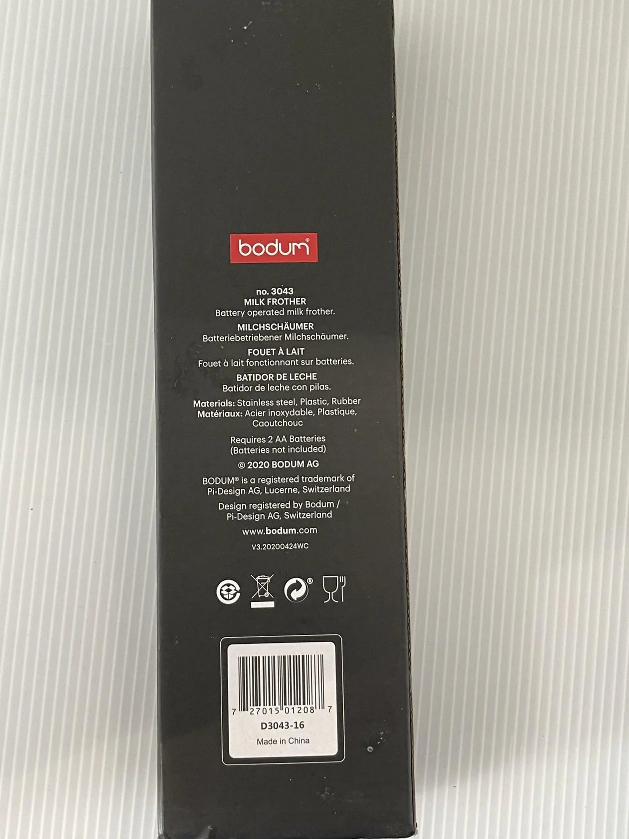 Battery Operated Milk Frother, 9 Inches, Chrome Z1028