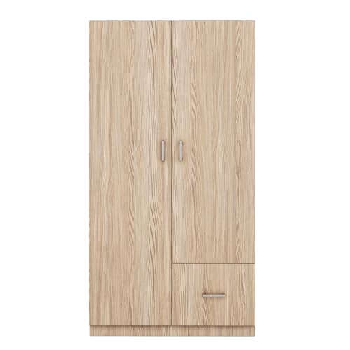 Wooden Armoire with Double Doors and Storage Drawer W3125