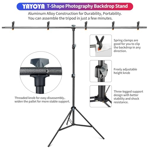 Portable Green Screen Backdrop Kit with Stand and Carrying Case V40474
