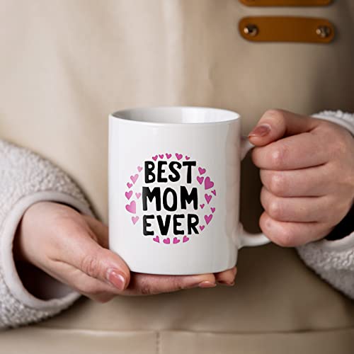 Sublimation Mugs Blank 12 OZ White Ceramic Cups, Set of 4 X211