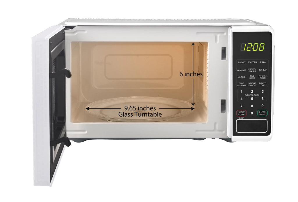Countertop Microwave Oven 0.7 Cu Ft 700 Watts White U8362