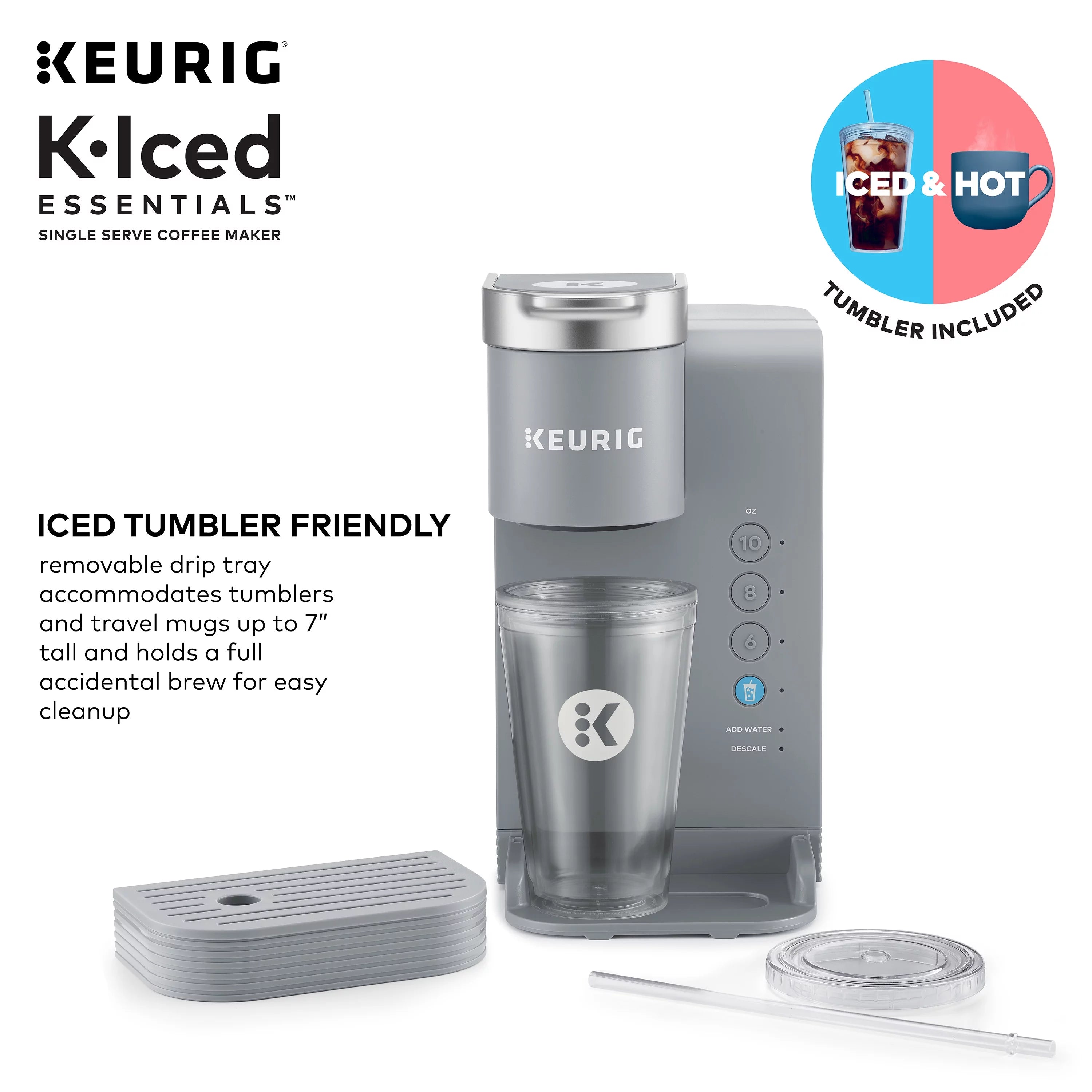 Iced and Hot Single-Serve Coffee Maker B712