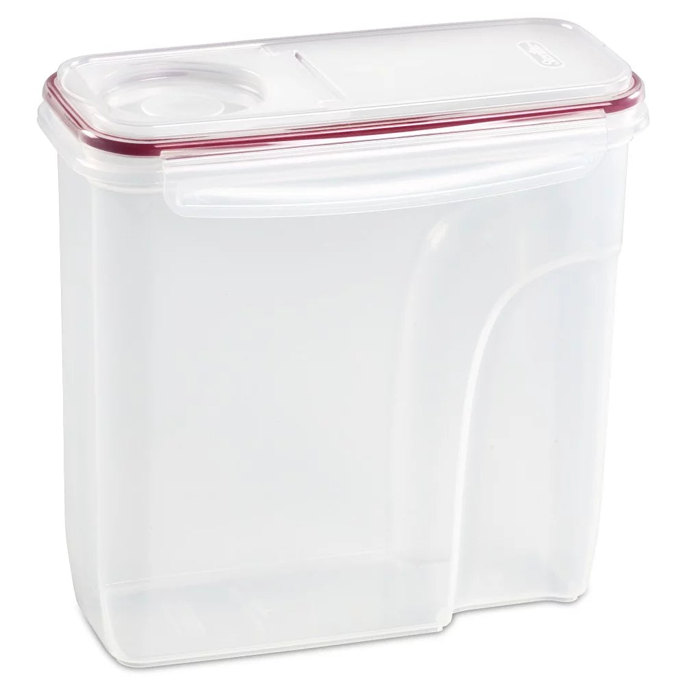 Dry Food Storage Container 6 Qt Clear 3-Pack W6871