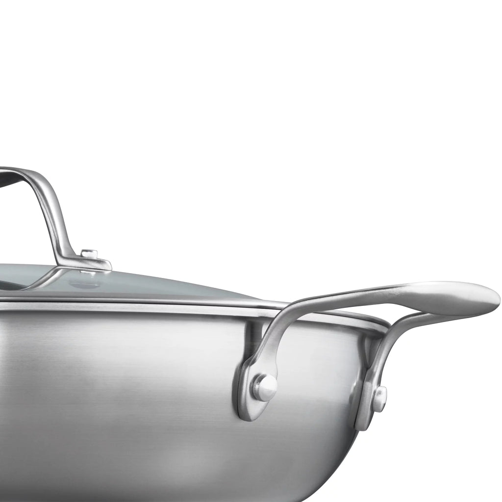 Stainless Steel Ceramic Nonstick Braiser, 4 qt X5588