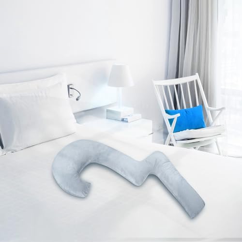 Body Pillow with Cover, 68 Inch Memory Foam for Side Sleepers J9429