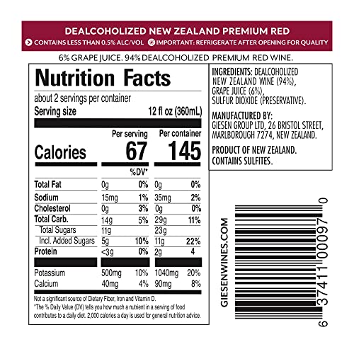 Non-Alcoholic Premium Red Wine, 750ml C227627