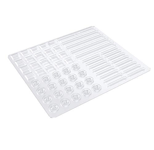 Cabinet Door Bumpers, 122 PCS Clear Self-Adhesive Rubber Pads, Multi-Shape for Furniture H1606