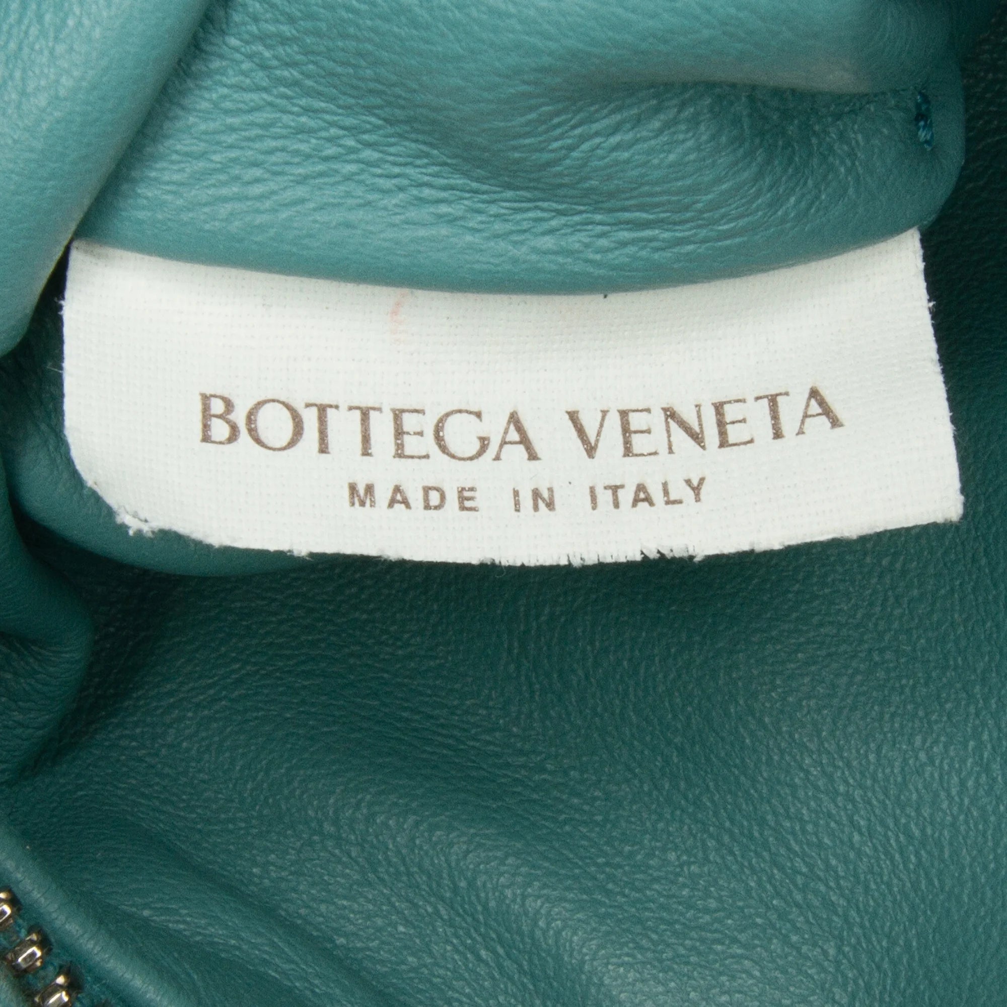 Pre-Owned Mini Intrecciato Calf Leather Blue Handbag Top Handle L42616