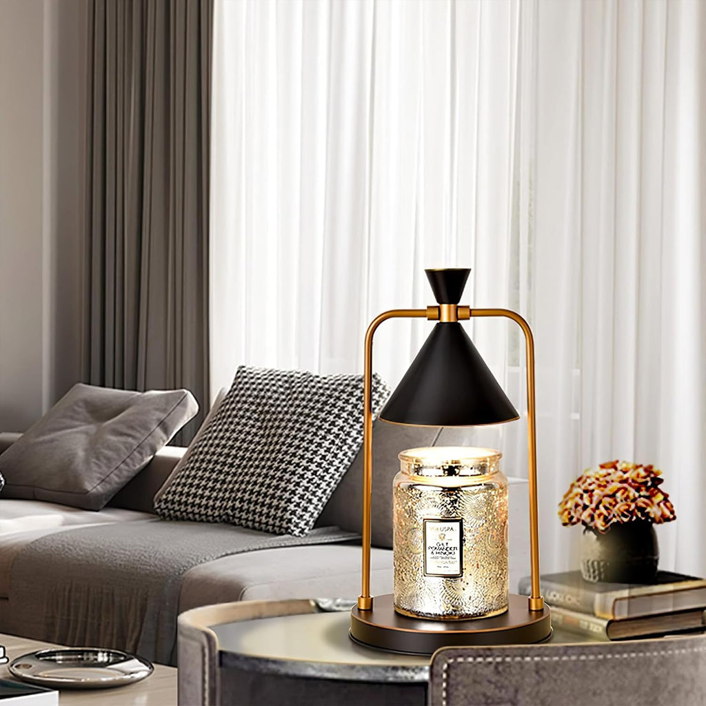 Candle Warmer Lamp with Timer, 3-Speed Dimming, 2 Bulbs Included U942699