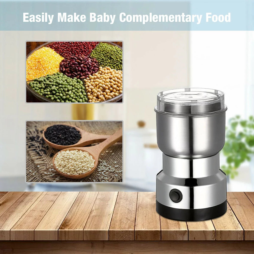 Stainless Steel Electric Coffee Grinder for Beans, Spices & Nuts D2808