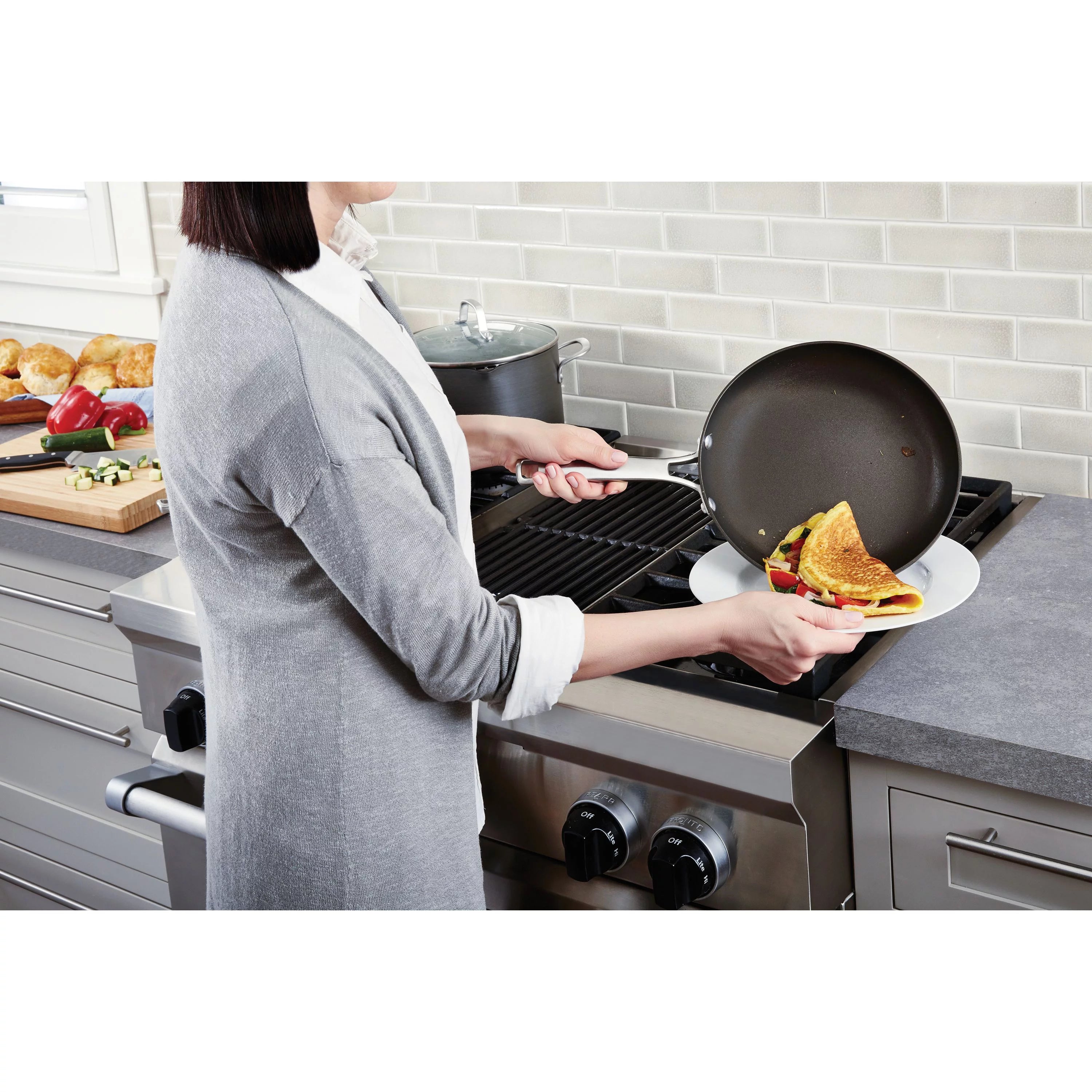Nonstick 12-Piece Cookware Set D9125