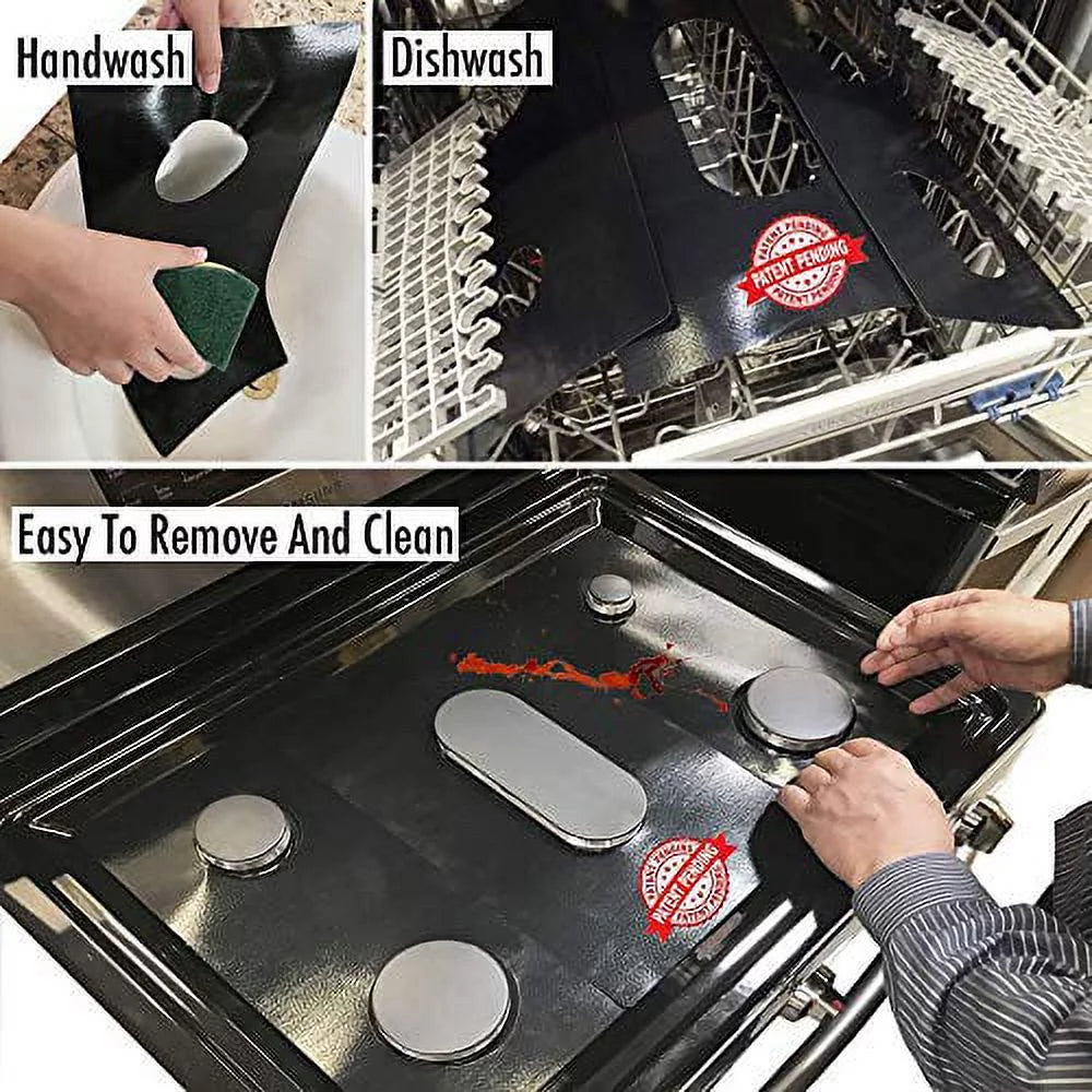 Stove Protector Liners for Gas Ranges, Easy Cleaning C5234