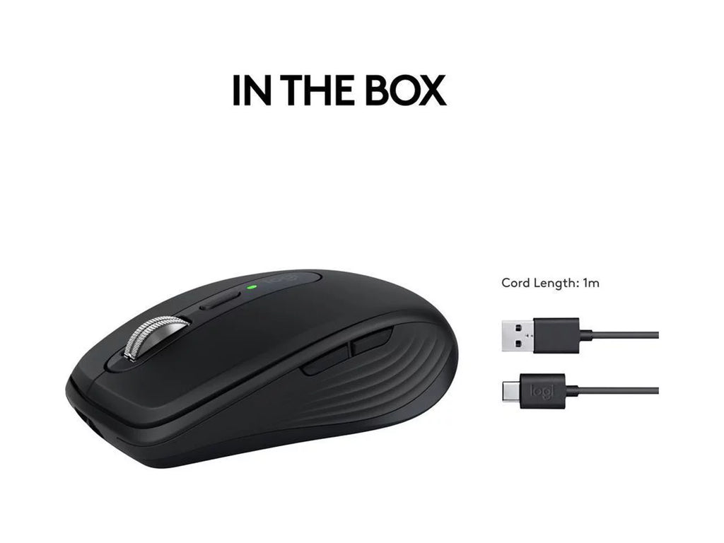 Compact Wireless Mouse, 8K DPI, Quiet Clicks, Bluetooth, USB C Q441411