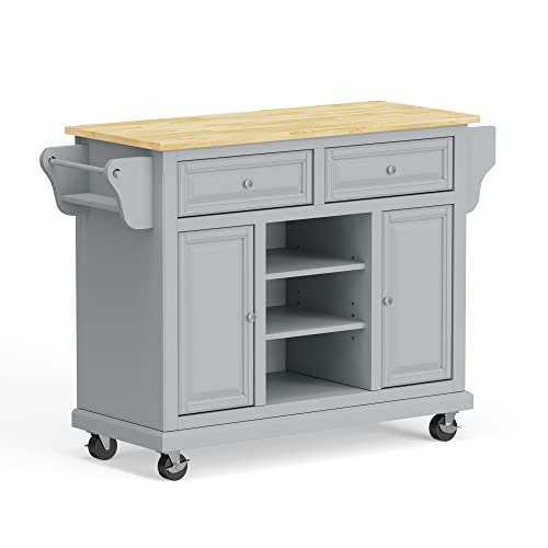 Kitchen Cart with Wood Top B85935