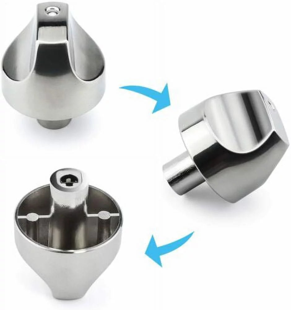 Gas Range Cooktop Burner Knob, 5 Pack D358