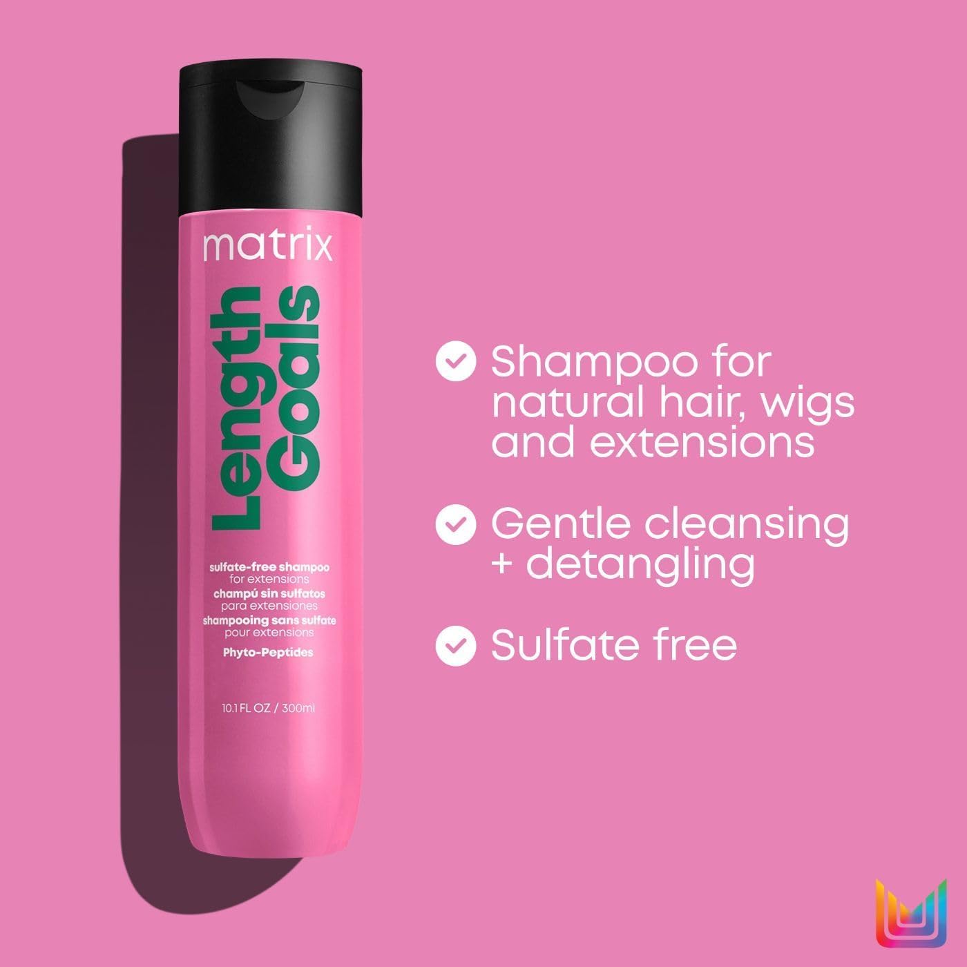 Length Goals Shampoo and Conditioner Set for Hair Extensions Z932