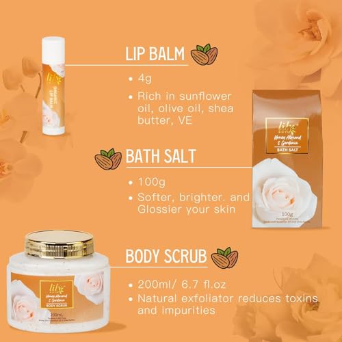 Coconut Bath and Body Spa Gift Set for Women E923