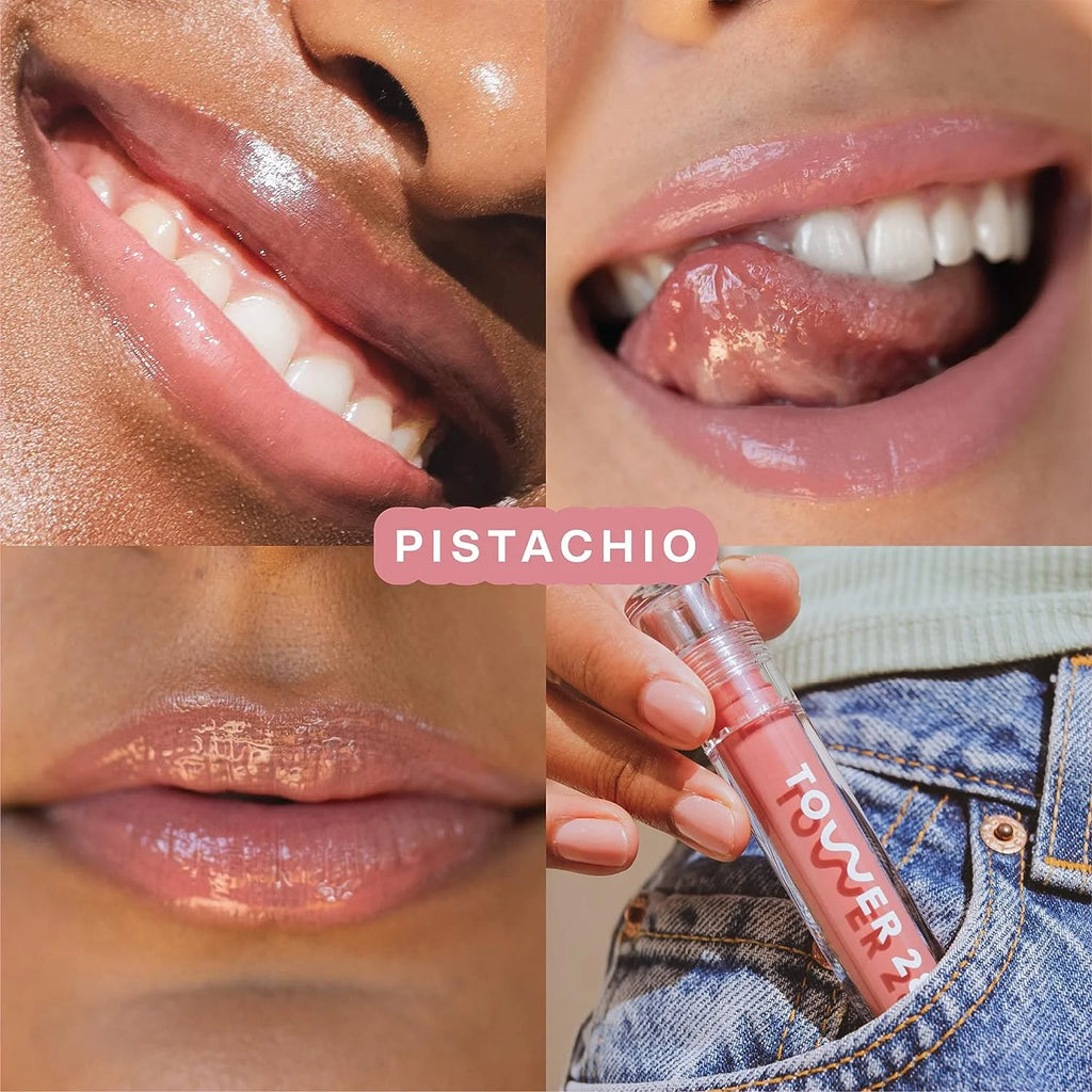 Milky Lip Jelly in Nude Pink, Non-Sticky Vegan Lip Gloss P404645