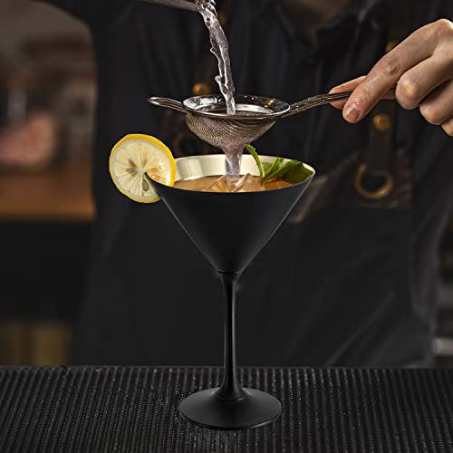 8 Ounce Copper Tone Martini Glasses, Set of 2 O84939