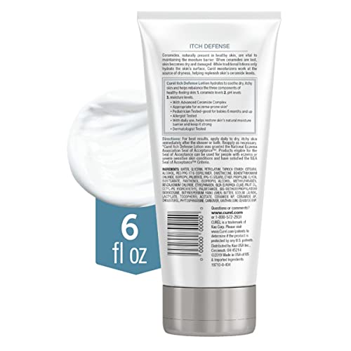 Itch Defense Calming Body Lotion for Dry, Itchy Skin, 6 Ounce J773523