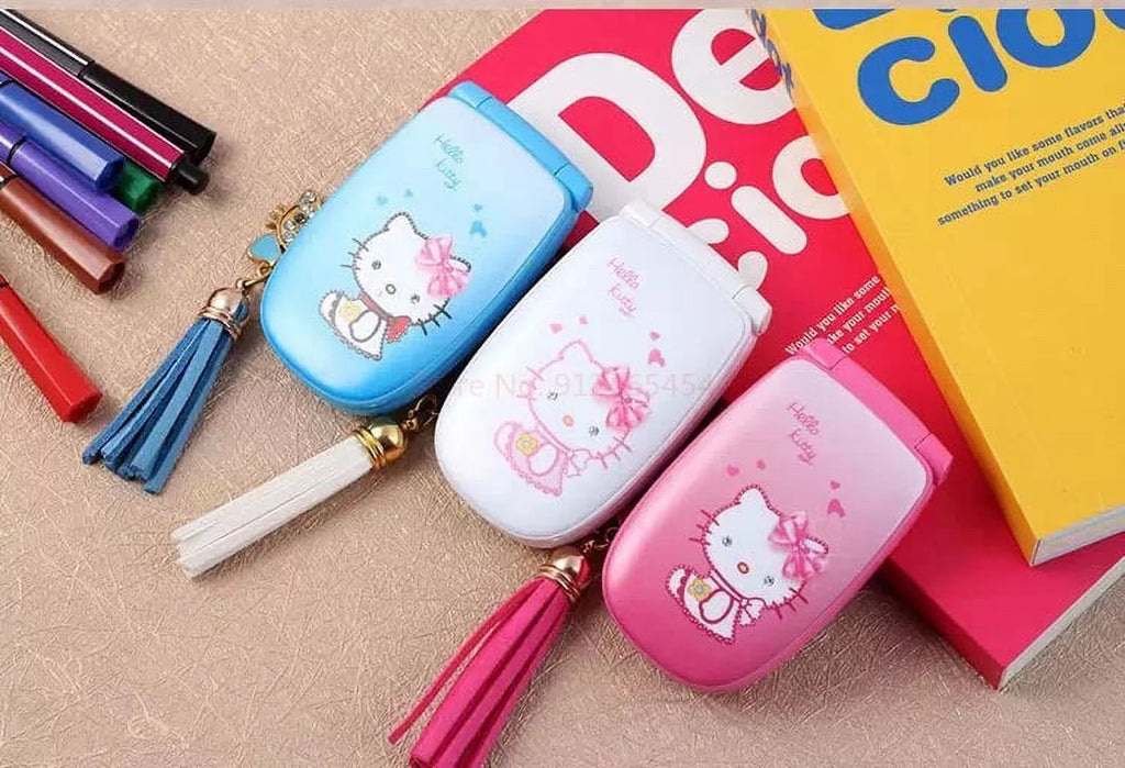 Mini Flip Phone 2G GSM Cellphone for Women K88356