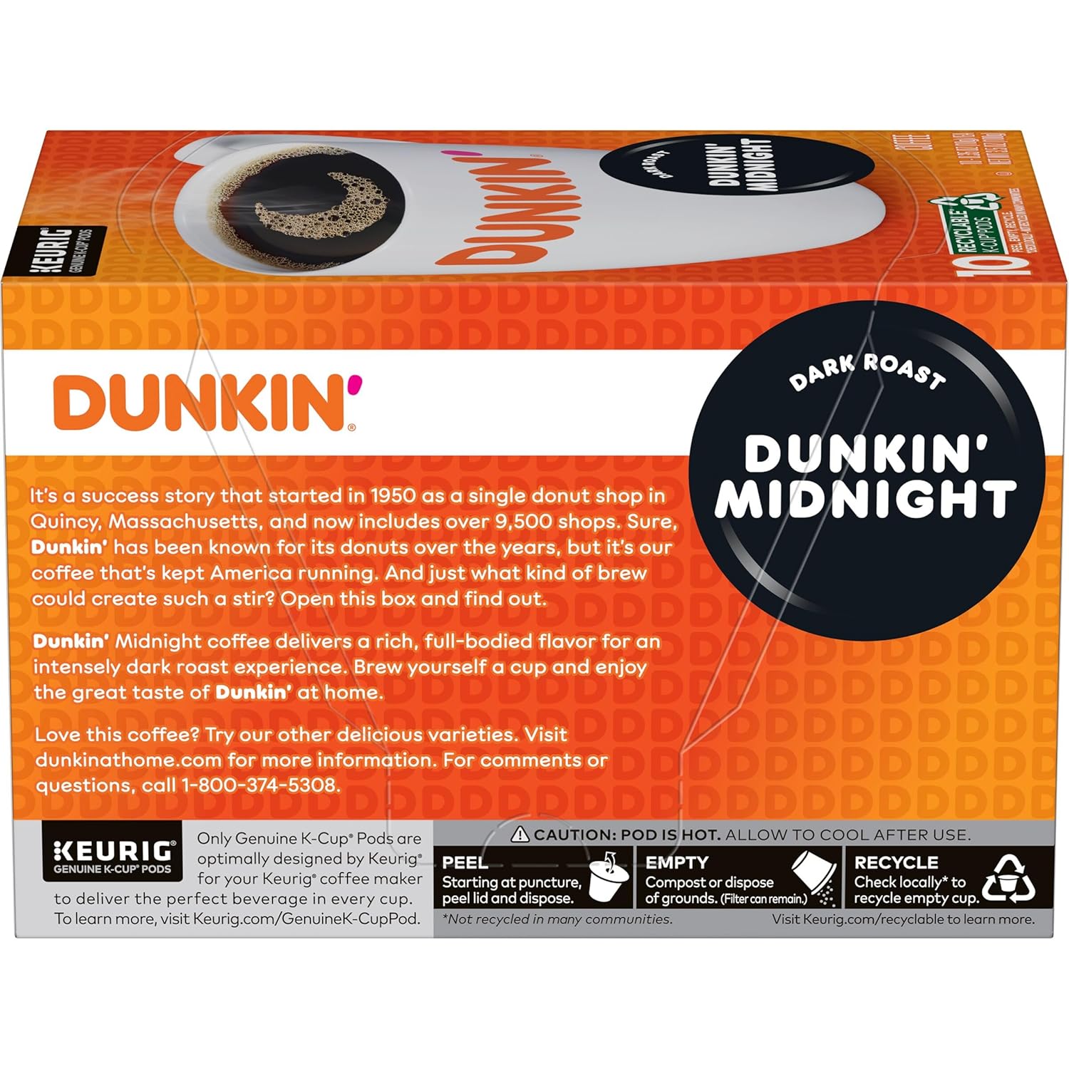 Dark Roast Coffee, 60 K-Cup Pods Z885