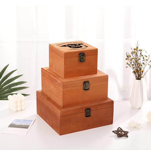Personalized Graduation Wooden Box with Name and Grad Year I651331