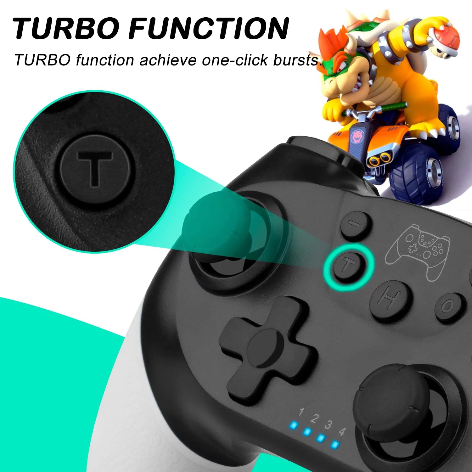 Wireless Controller for Nintendo Switch with Dual Vibration X8125