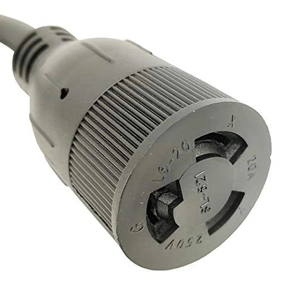 Adapter Cord 5-15P to L6-20R Receptacle Female Right Angle E775