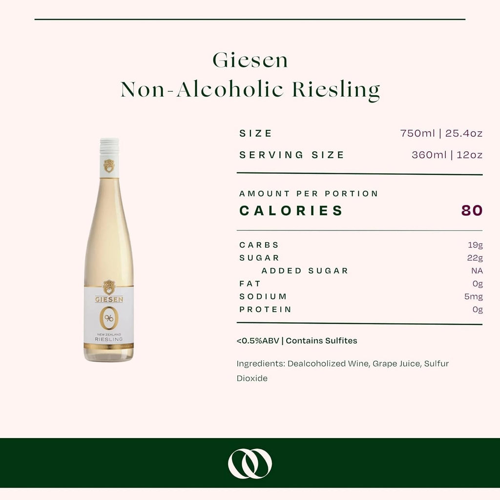 Non-Alcoholic Riesling, Low Calorie, 750 ml O75680