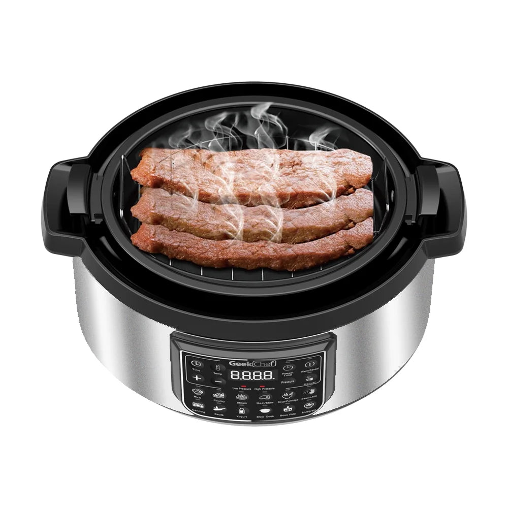 12-In-1 Electric Pressure Cooker, Stainless Steel E938
