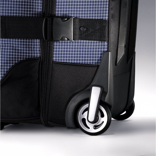 Ripstop Wheeled Rolling Duffel Bag, Blue, 30 Inch V9785