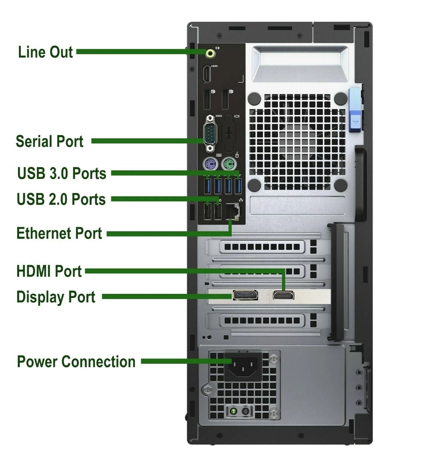Refurbished Gaming Desktop PC, Intel Core i5, 16GB RAM, 256GB SSD + 2TB HDD, NVIDIA GT 1030, WiFi, RGB Keyboard & Mouse, Windows 10 Pro K46887
