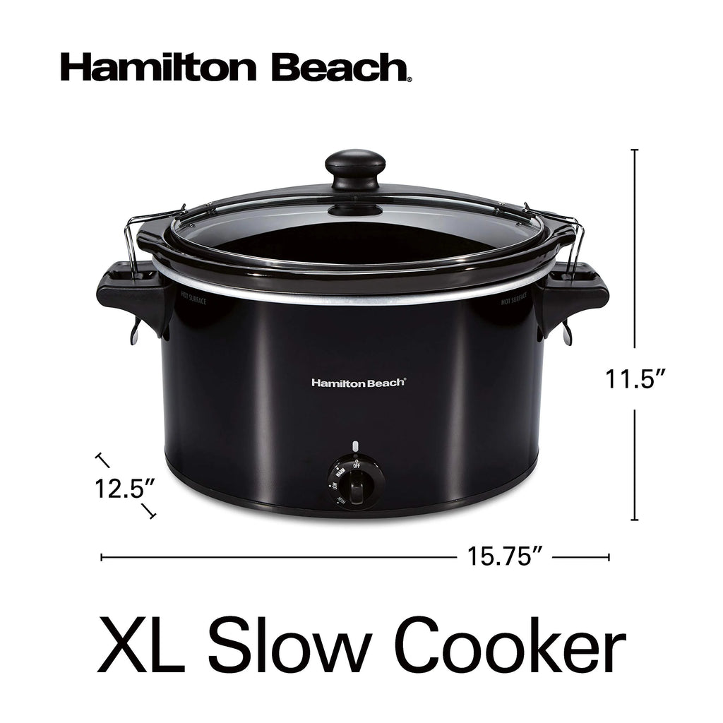 Slow Cooker, Extra Large 10 Quart, Portable with Lid Lock, Dishwasher Safe E323