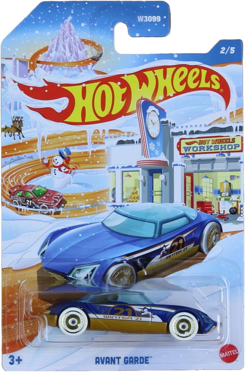 2021 Winter Holiday Set of 5 Diecast Vehicles Y7459