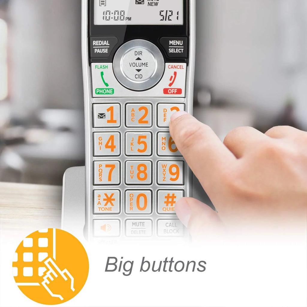 DECT 6.0 Expandable Answering System with 4 Handsets L490727