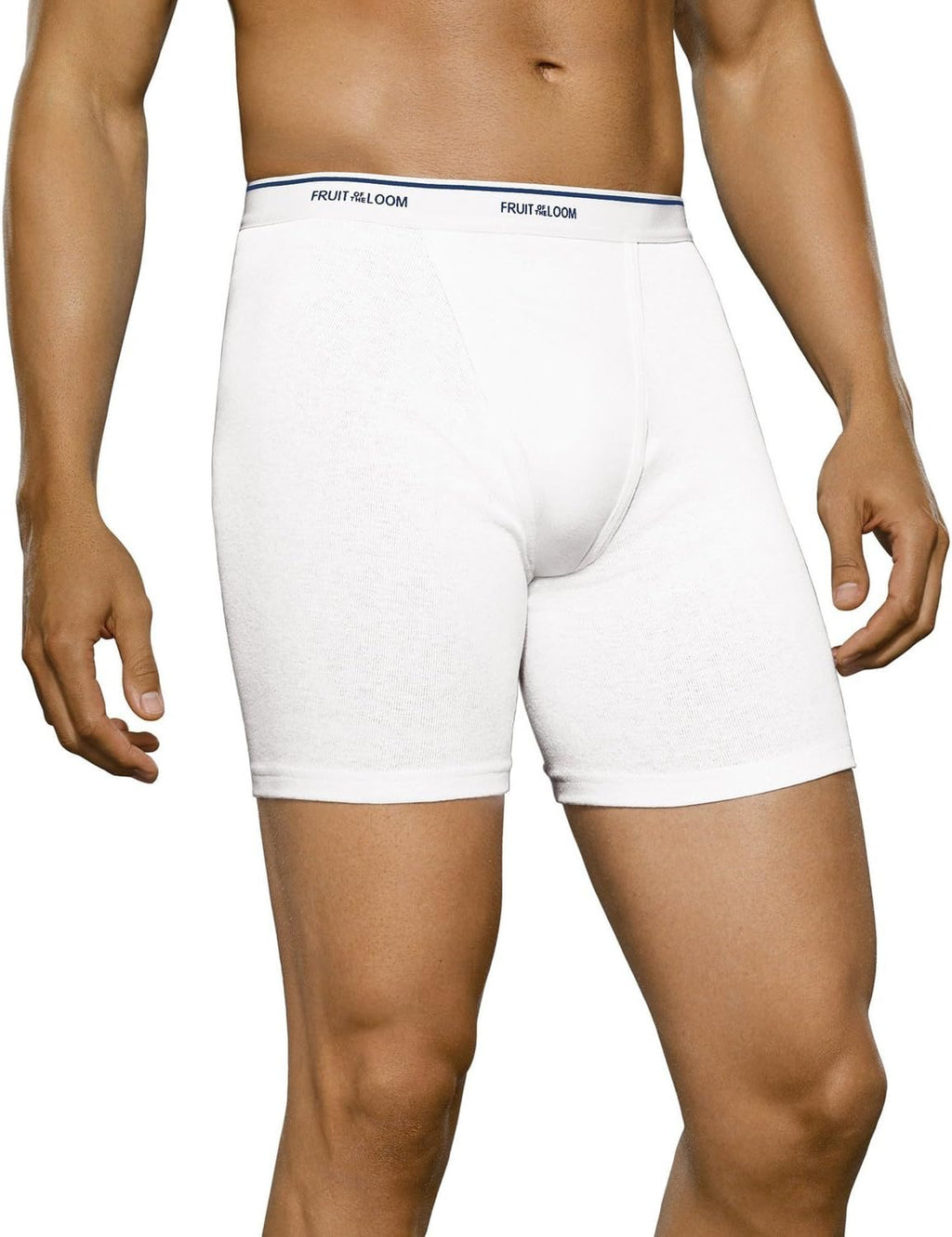 Men's Coolzone White Boxer Briefs 3-Pack K911