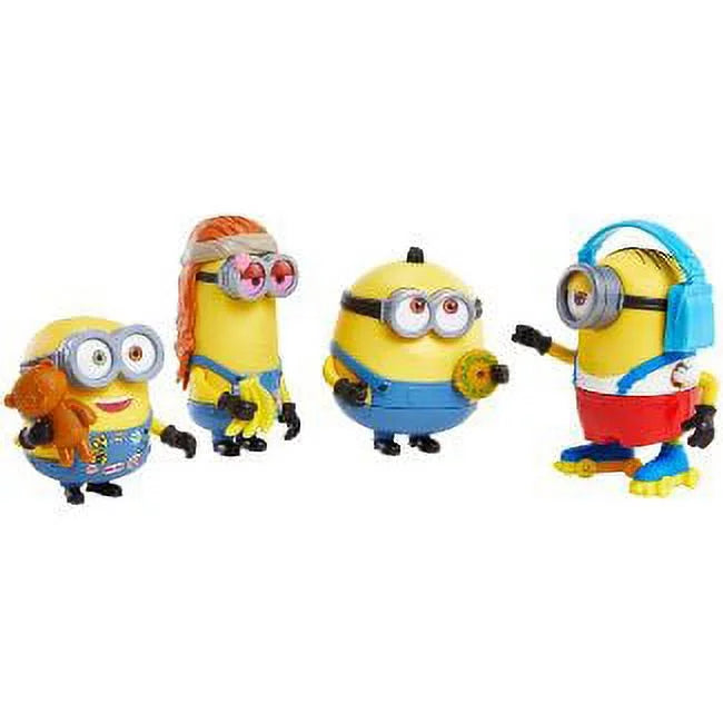 Minions on the Move Van with 4 Figures M812