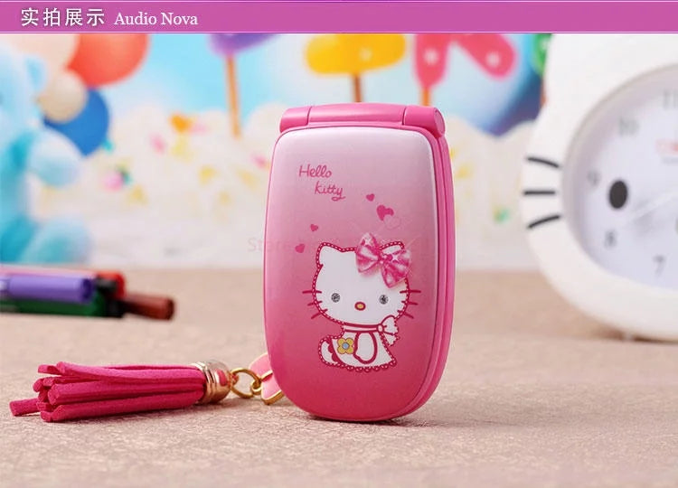 Mini Flip Phone 2G GSM Cellphone for Women K88356