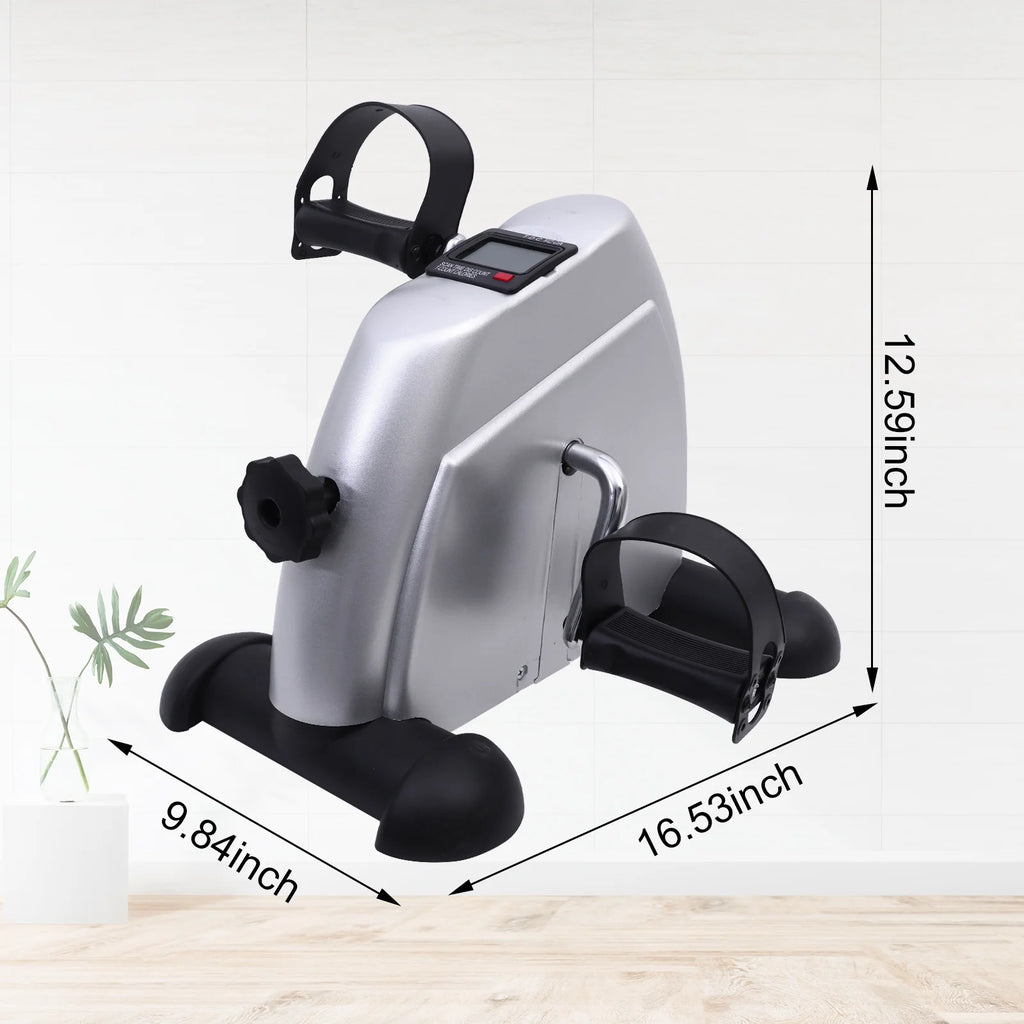 Under Desk Pedal Exerciser for Arm and Leg Workout with LCD Display C438