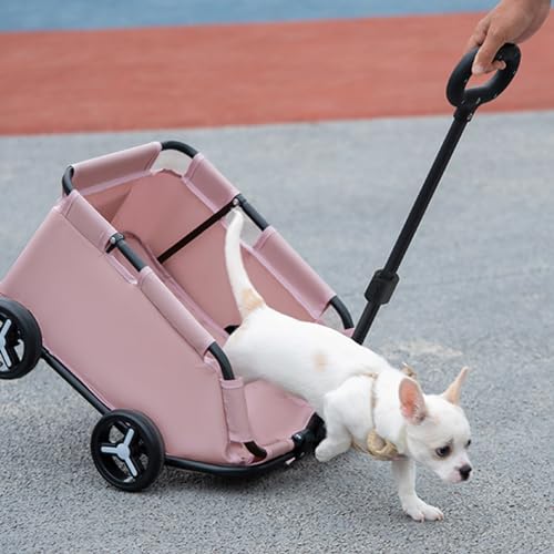 Folding 4-Wheel Pet Stroller for Small Dogs & Cats K9536