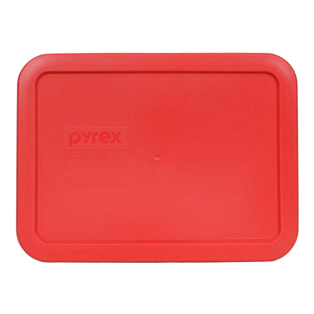 Red Replacement Lids for Glass Storage Cups R359771
