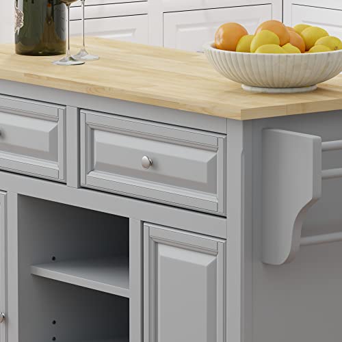 Kitchen Cart with Wood Top B85935